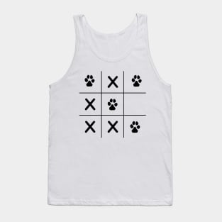 Tic Tac Toe with Paw Tank Top